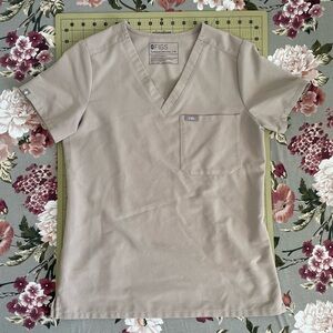 Figs Catarina Scrub Top - XS/boulder